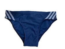Adidas kąpielówki męskie D4 slip M pływanie niebieskie w 30 vintage taśma ściągająca Y2k 2000s