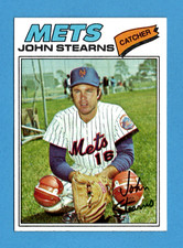 1977 Topps #119 John Stearns NM Near Mint New York Mets