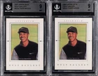2001 Upper Deck Golf Gallery #GG4 Tiger Woods Rookie Card BGS MINT 9 Lot (2)