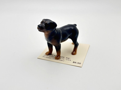 Hagen-Renaker Rottweiler Ceramic Miniature Dog Figurine