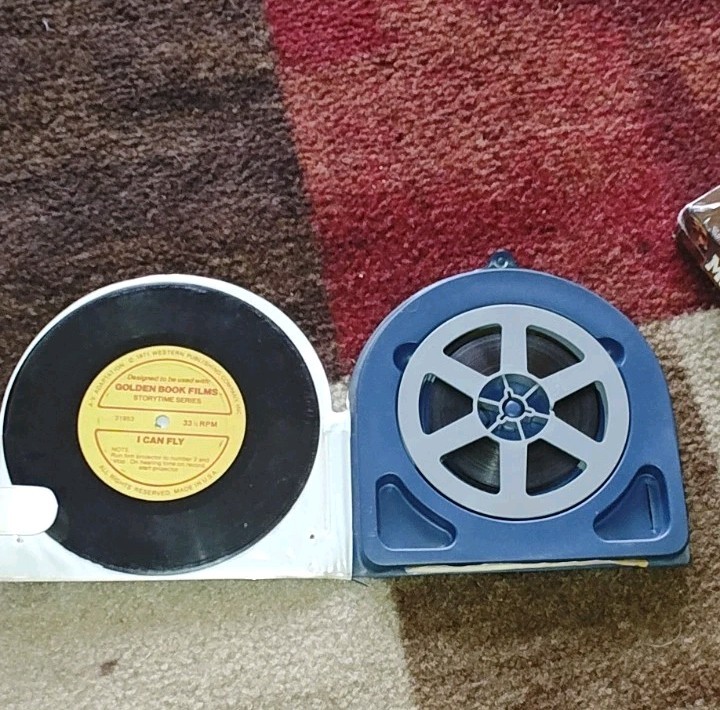 Super 8 Film "I Can Fly"  200ft Reel w/ Vinyl Record Soundtrack 