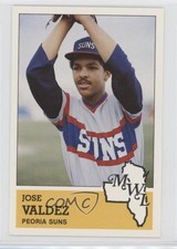 1983 Fritsch Midwest League Stars of Tomorrow Jose Valdez #277 0q3