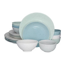 Siterra Artist'S Blend 16-Piece Casual Mixed Stoneware Dinnerware Set (Service f