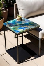 Labradorite Center Top Dining Table, Labradorite Tiles Home & Kitchen Slab, Deco