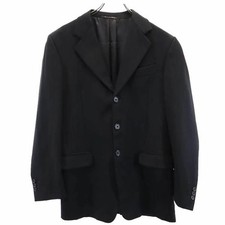 FENDI Men  s Black Wool Tailored Jacket size M Used