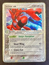 Scizor ex 108/115 2005 EX Unseen Forces Pokemon Card TCG Holo Rare - DMG on eBay