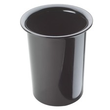 Cal-Mil CalMil 101713 4 1/2 in Black Melamine Cylinder