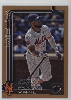 2025 Topps Series 1 Gold 1893/2025 Starling Marte #173 0hr