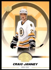 2023-24 UPPER DECK BOSTON BRUINS CENTENNIAL SPECTRUM GOLD CRAIG JANNEY #50