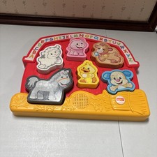 Fisher-Price Laugh learn Farm Animals Talking Musical Puzzle, Works