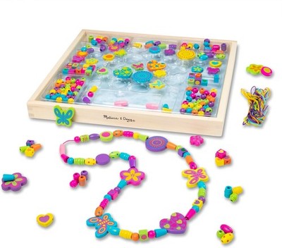 Deluxe Wooden Jewelry Making Kit with 220+ Colorful Beads & Cords