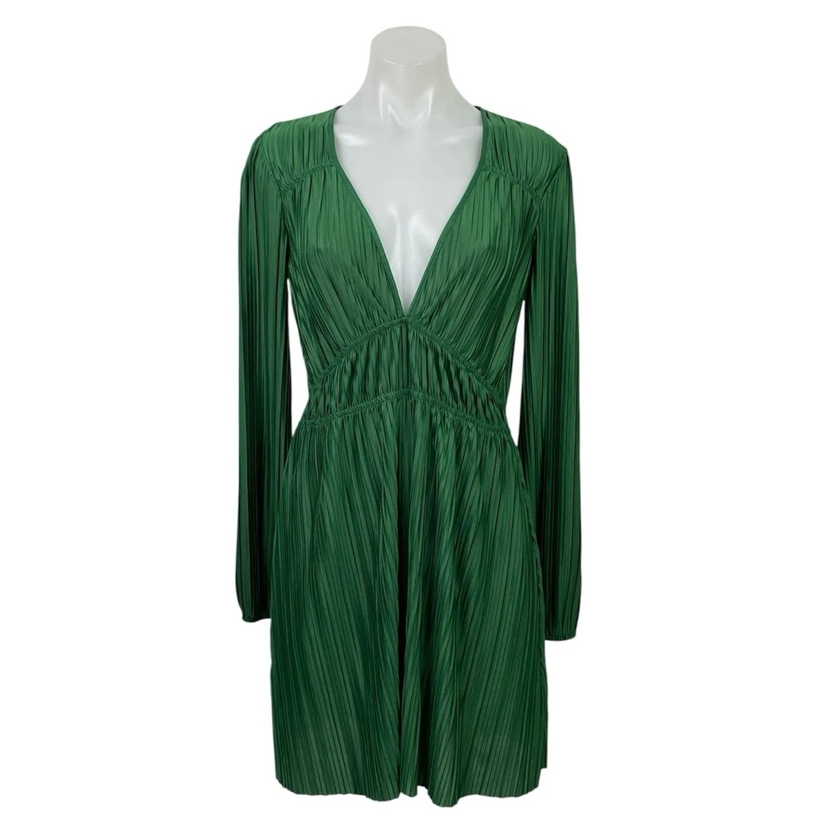 zara long sleeve silk dress Zara White Satin Long-Sleeve Dress Mini by Zara
