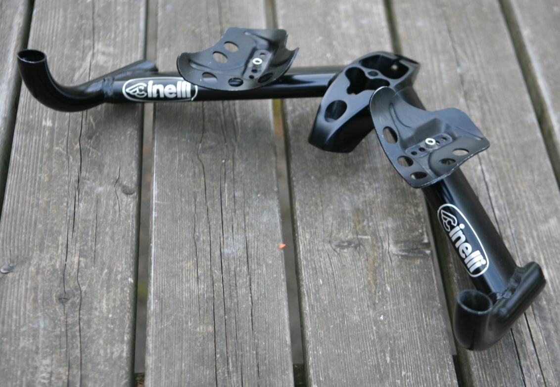 Vintage NOS NEW Cinelli Angel Integralter timetrial aero bullhorn