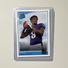 2018 Panini Donruss Rated Rookie Lamar Jackson #317 Ravens Football Card. rookie card picture