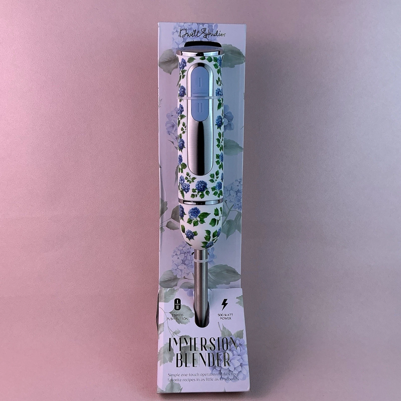 NEW DwellStudio Immersion Blender-Floral Pattern-500 Watt 2 Speed Motor*NEW*
Opens in a new window o