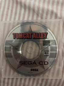 Tomcat Alley (Sega CD, 1994) Game Disc + Partial Case