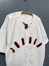 Vintage 90 s Nike Air Jordan Cotton Baseball Jersey Size XL