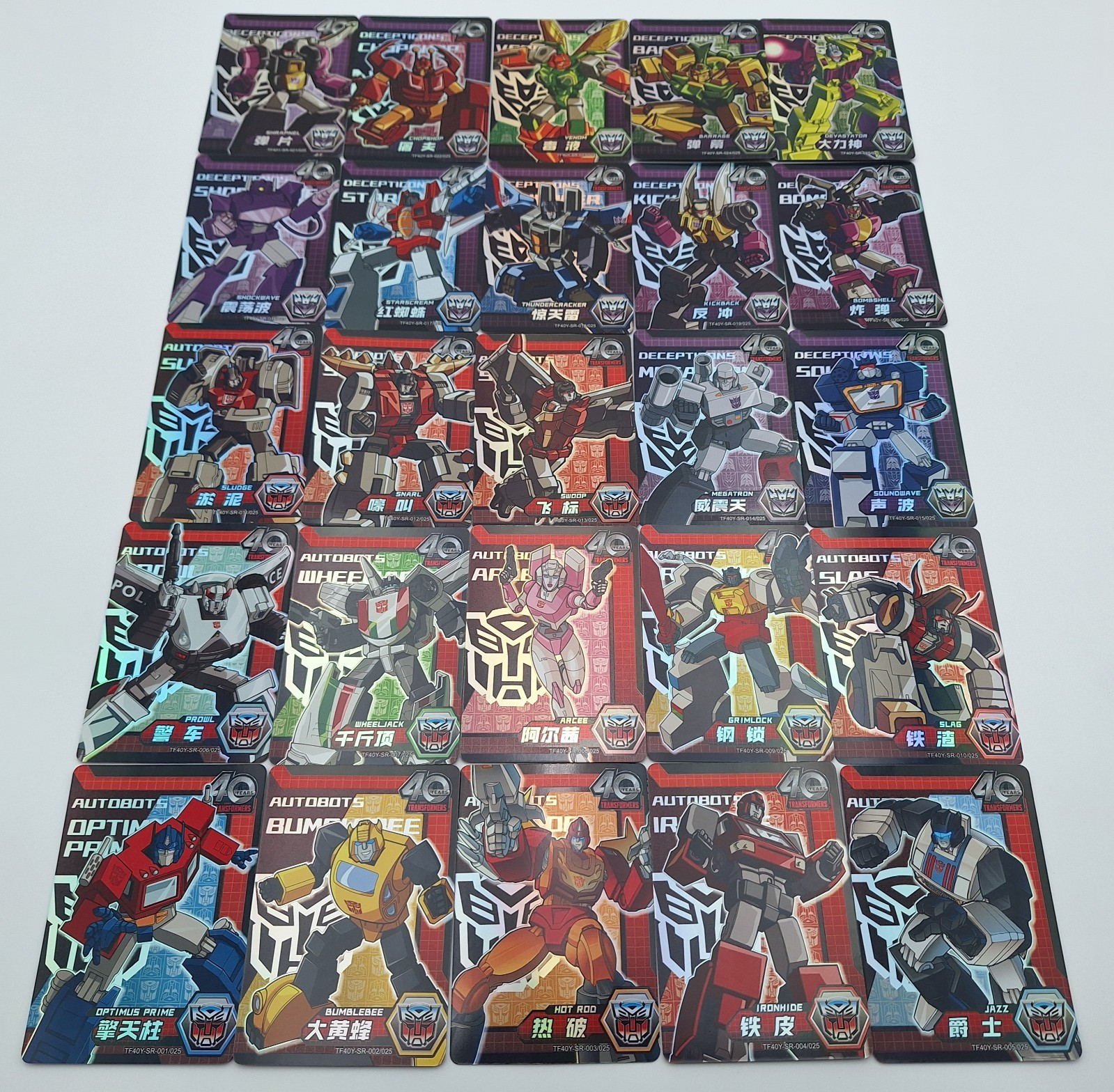 Kayou Transformers 40th Anniversary TF40Y-SR {YOU PICK!}
