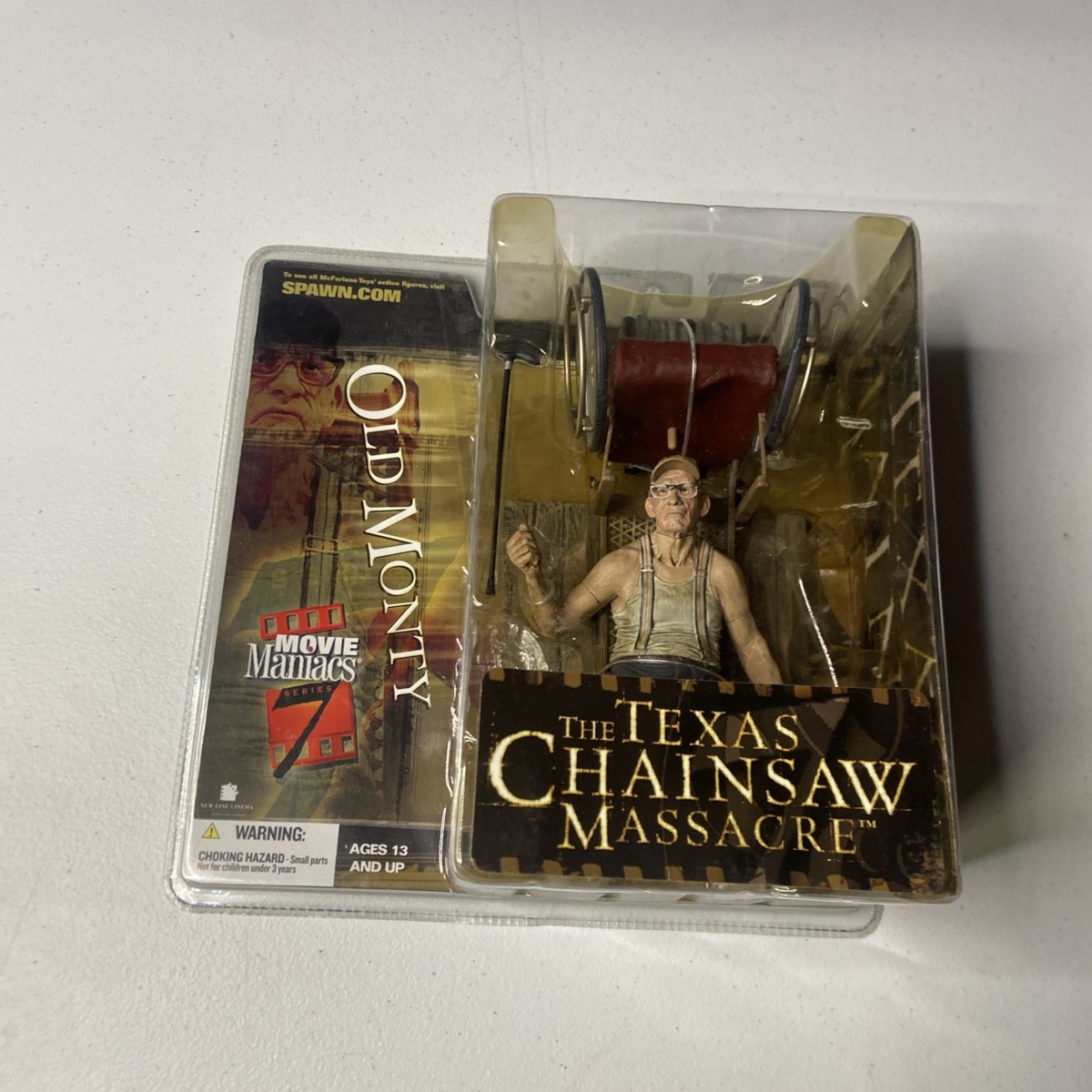 McFarlane Movie Maniacs Series 7 Texas Chainsaw Massacre Old Monty