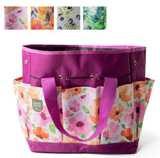 Seed Sprout Gardening Tote Bag Bucket, XL Design, 8 Pockets