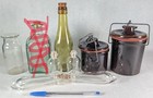 Lot of various repro bottles, jug, & modern storage jars- great for reenacting! — photo 8