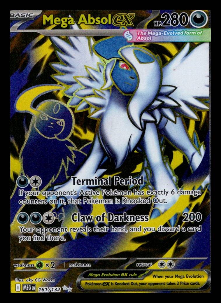 Mega Absol ex - Holo Ultra Rare ME01: Mega Evolution 161/132 LP