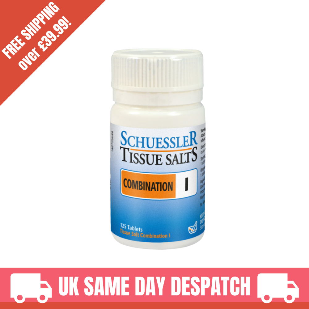 Schuessler Tissue Salts 125 Tablets - Combination I – Fibrositis