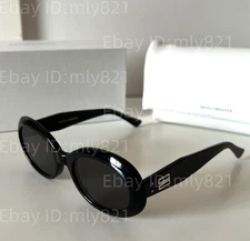 GentleMonster Unisex Sunglasses La Mode 01 Black Frame Black Lenses