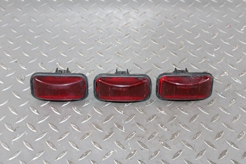 03-09 H2 Red Rear Center Roof Clearance Lamp Marker Light Set of Three 3x OEM OE