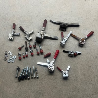 DE-STA-CO  Vertical Hold Down Toggle Locking Clamps & Accessories Lot