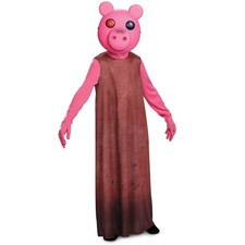 Disguise Piggy Costume for Kids, Official Video Game Outfit Mask, Size 14-16