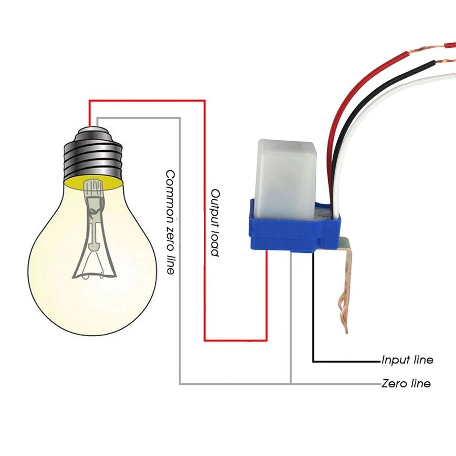 1PCS AC DC 12V 24V 220V 10A Auto On Off Photocell Street Light Sensor Switch
