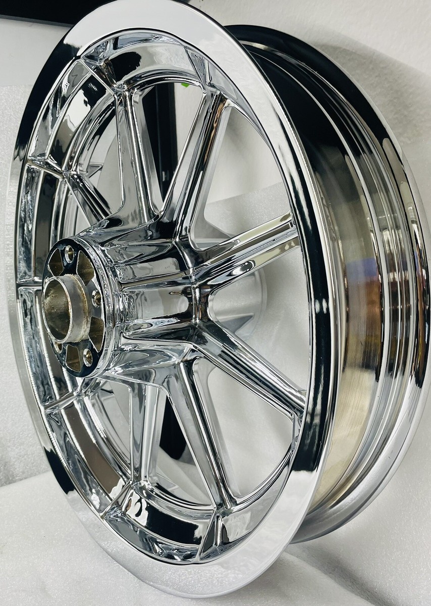 84 to 99 Harley Sportster Dyna FXR 9 Spoke Cast Rear Wheel Black