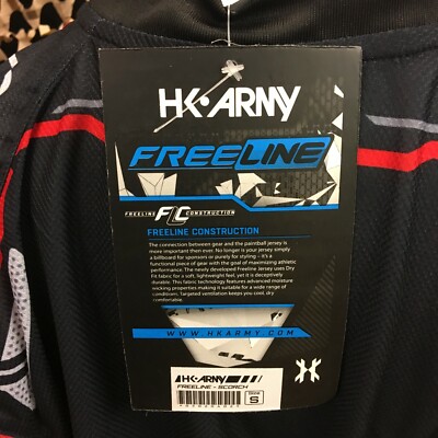 NEW HK Army Freeline Paintball Jersey - Fire - XXX-Large