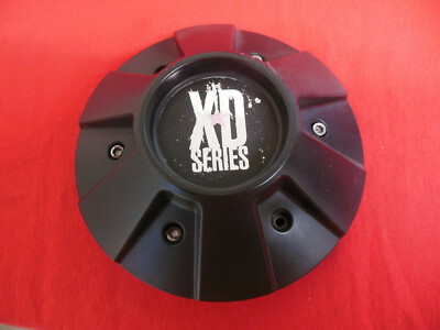 KMC XD  Custom Aftermarket Wheel Center Cap Flat Black Finish 336L218