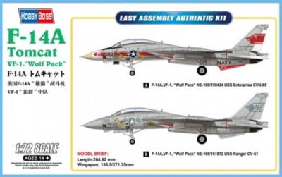 Hobbyboss 80279 - 1:72 F-14A Tomcat - Neu