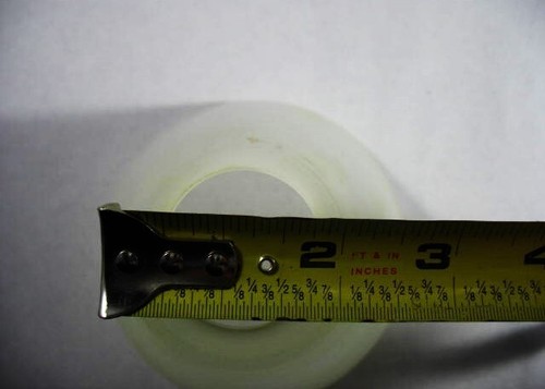 Glass Light Shade Lamp Replacement Ceiling Fan Frosted Greenish Tint 2" Fitter - Picture 3 of 4