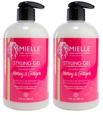Mielle Honey and Ginger Styling Gel 13oz Pack of 2
