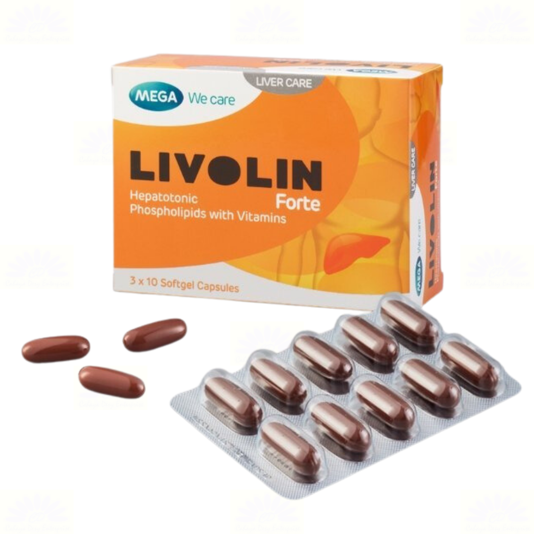 4 X Livolin Forte 50'S Liver Cleanse Detox Vitamin Supplement - Free  Shipping