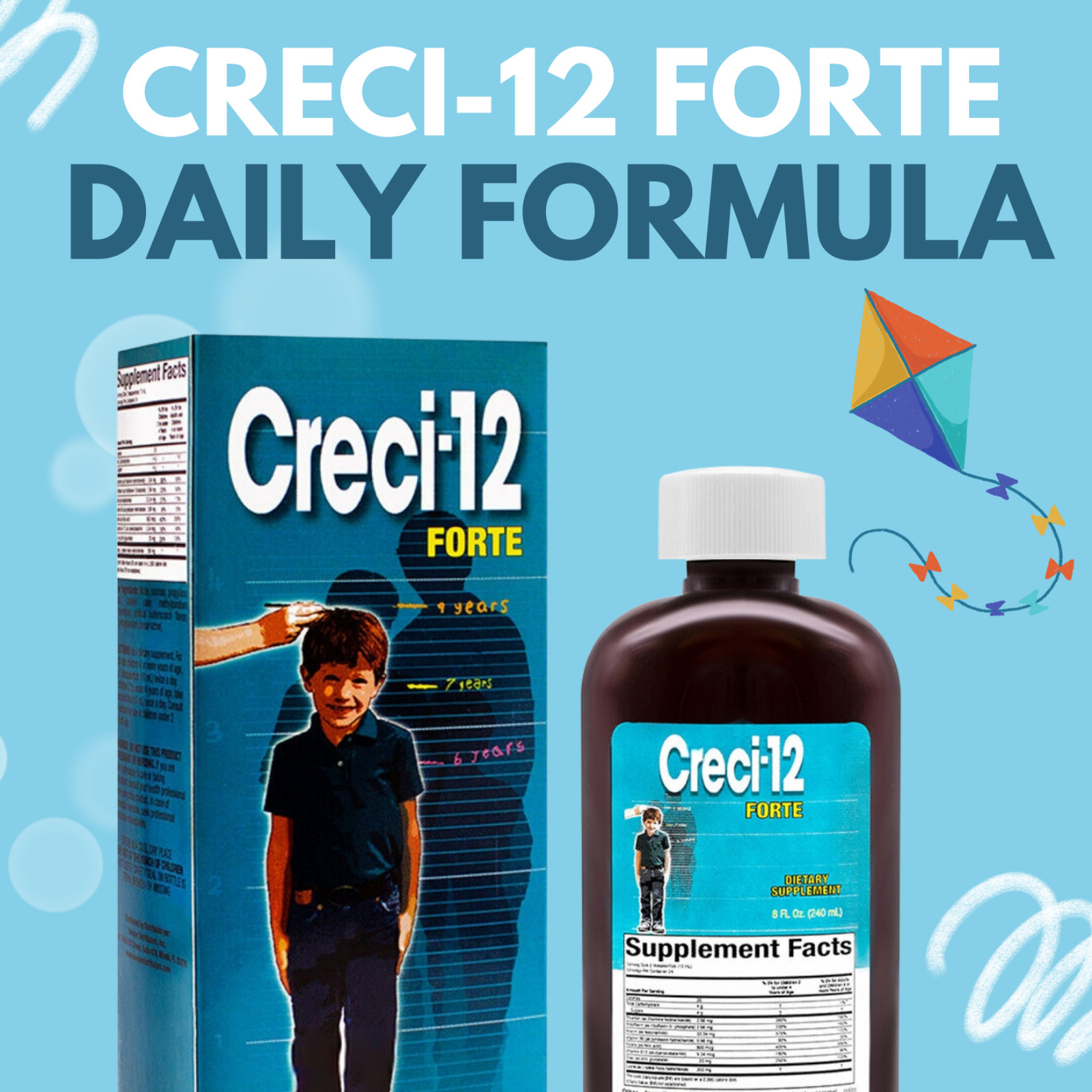 Menper Creci-12 Forte Nutritional Supplement for Children - 8 fl oz