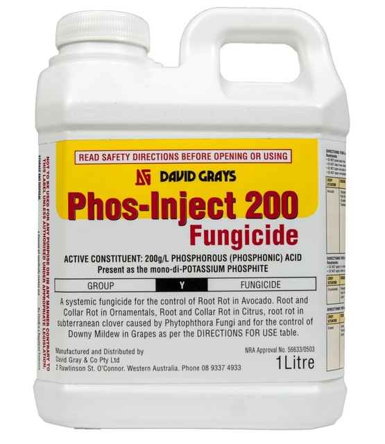 Phosinject 200 Fungicide 1l David Grays Root Rot Collar Rot