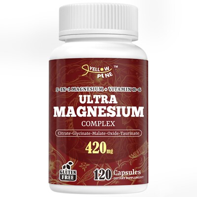 MAGNESIUM + VITAMIN B6 420mg Capsules
