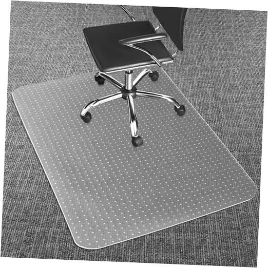 Clear 48x36 Office Chair Mat for Carpets Protects Floors-image