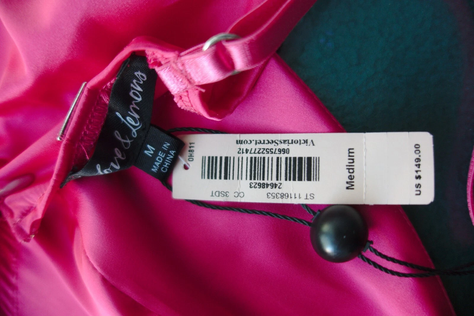 UNDERCOVER Abito a specchio Victoria's Secret x For Love & Lemons Mirage fucsia M