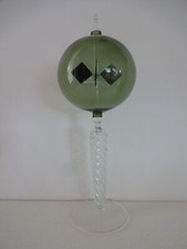 SOLAR RADIOMETER, CROOKES, LIGHTMILL - Green Globe, fancy Spiral stem