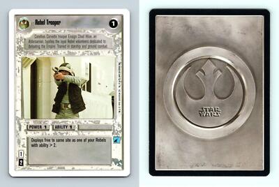 Rebel Trooper Star Wars Premiere Unlimited 1995 LS Common CCG Card | eBay