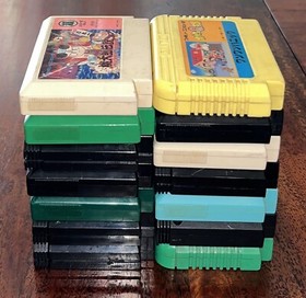 Vintage Nintendo Famicom 1983-89 Japan Video Game Lot(14) Gegege, Obake, Takeda