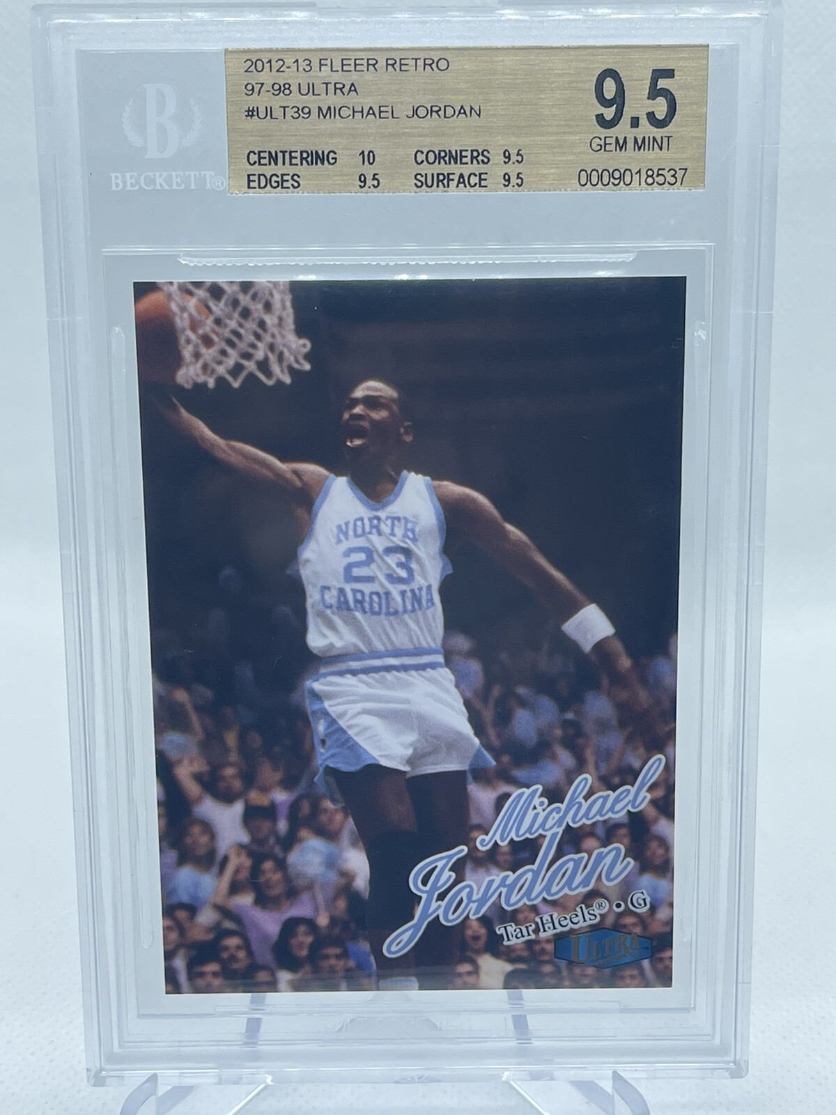 2012-13 Fleer Retro 1997-98 Ultra Michael Jordan #ULT-39 BGS 9.5