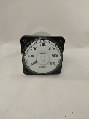 YOKOGAWA 103191HE-PK7/JGG PANEL METER 0-6000 DC Amperes 10301MTXX 0-10 VDC Input