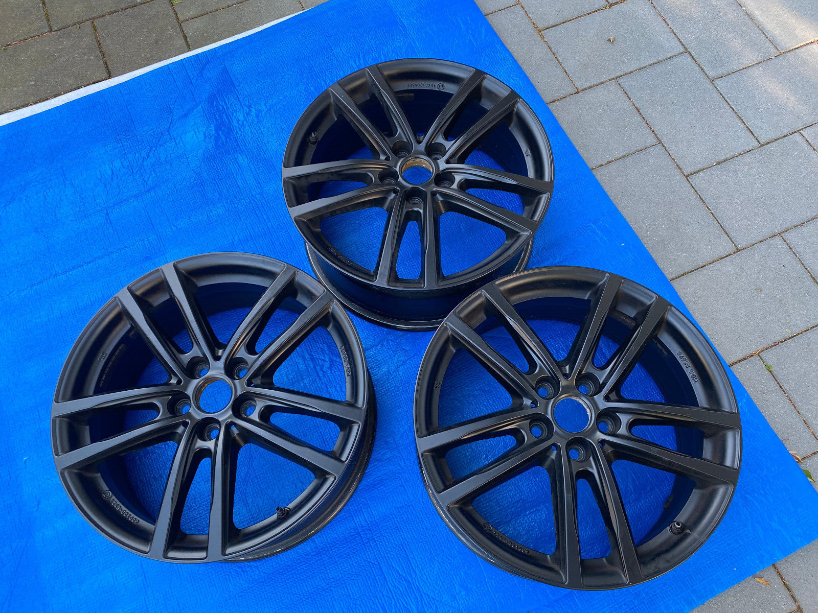 Cerchio in lega Superior 7,5J x18 ET51 LK112 nero opaco